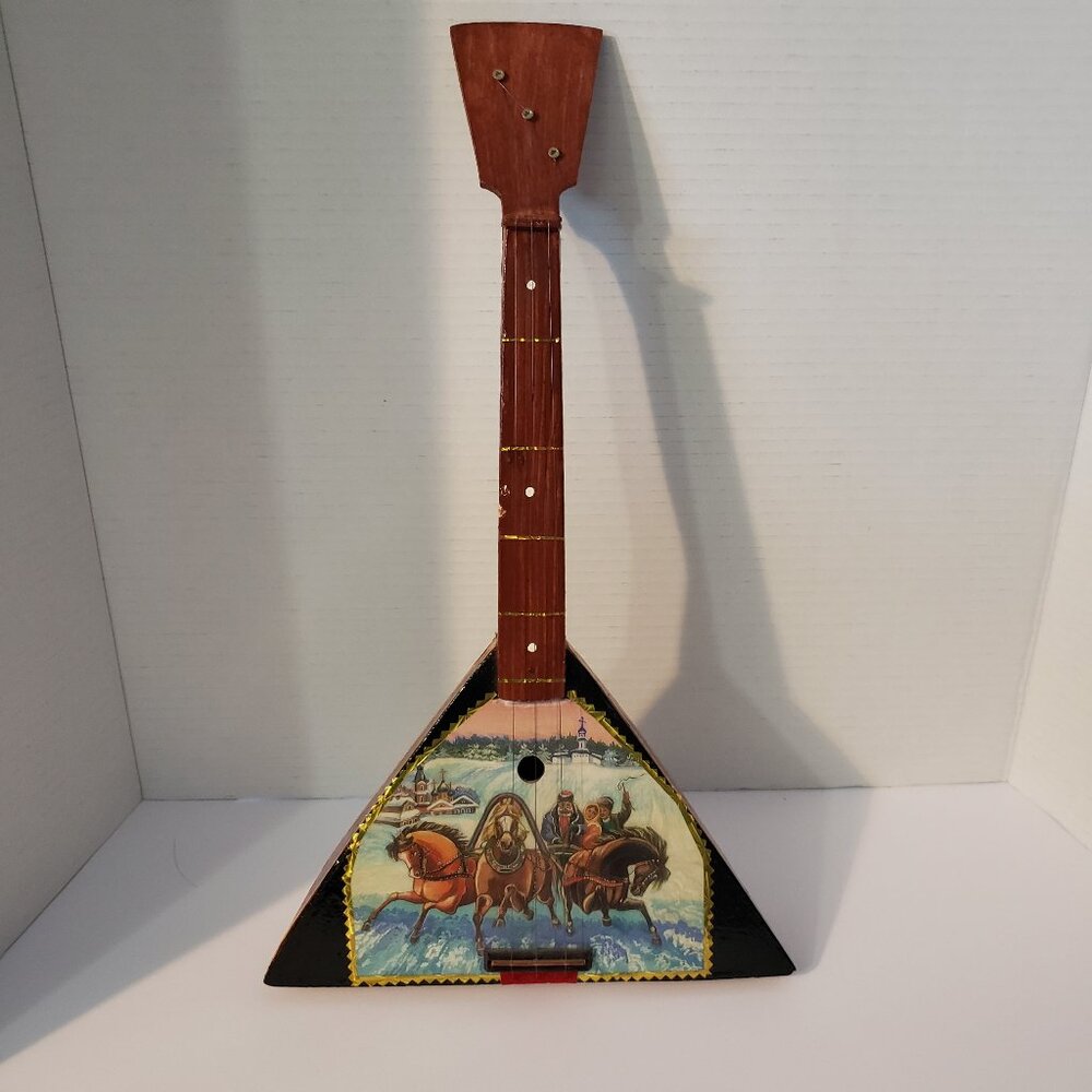 Balalaika Traditional Russian Folk 3 stringed Musical Instrument